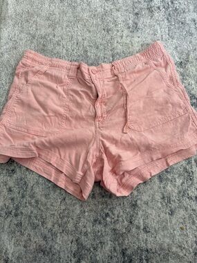 American Eagle Outfitters Soft Pink Elastic Waist Shorts